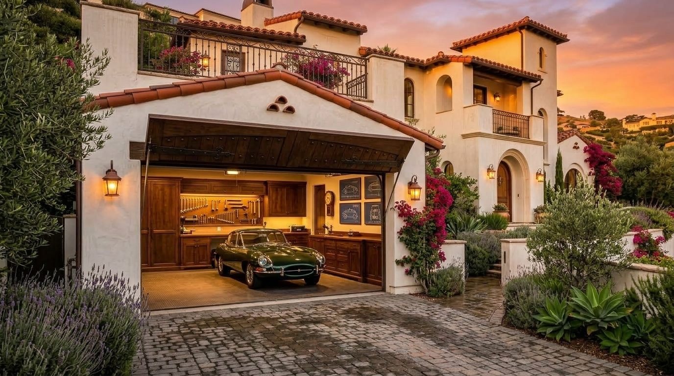 Martin Garage Door Expert Overhead Garage Door Gliding Open in Bellwood, IL